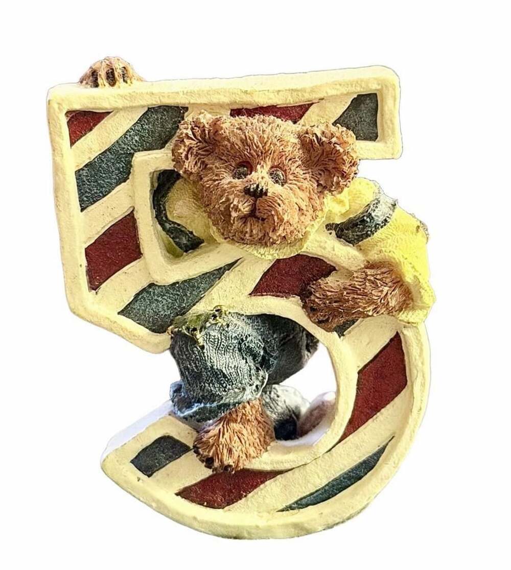 Vintage Boyds Bears The Bearstone Collection L.T. Beanster Number 5 Figurine